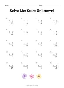 worksheet