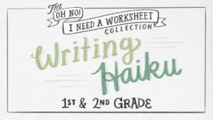 Writing Haiku in Primary