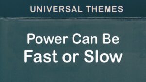 Power Can Be Fast, Slow, Loud, or Quiet