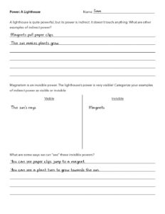 worksheet