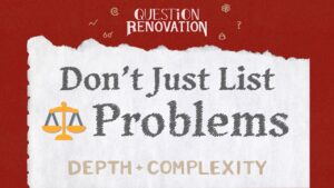 Don’t Just List Ethical Issues
