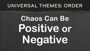Chaos Can Be Positive or Negative