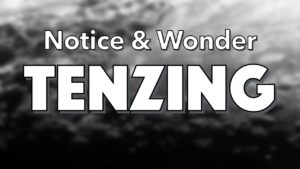 Notice, Wonder: Tenzing