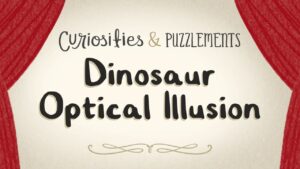 Dinosaur Optical Illusion