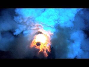 underwater volcanoes erupting