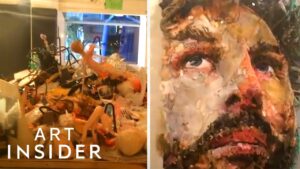 optical-illusion sculptures