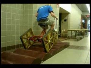 a square-wheeled tricycle