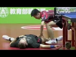 the funniest table tennis match in history