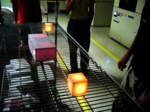 Space Shuttle Tile: 2,200°F With Bare Hands