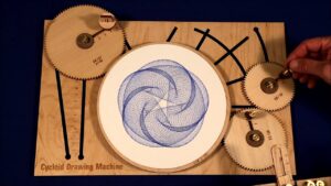 A Wooden Machine That Draws Spirals