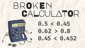 Broken Calculator: Comparing Decimals