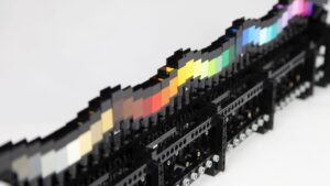 The Rainbow Lego Marble Machine