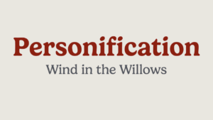 Personification: A River