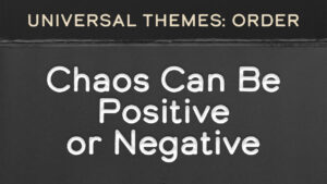 Chaos Can Be Positive or Negative
